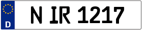 Truck License Plate